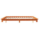 sengeramme uden madras 160x200 cm massivt fyrretræ gyldenbrun