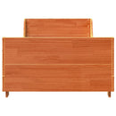 sengeramme uden madras 90x190 cm massivt fyrretræ gyldenbrun