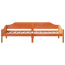 sengeramme uden madras 90x190 cm massivt fyrretræ gyldenbrun