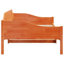 sengeramme uden madras 90x190 cm massivt fyrretræ gyldenbrun