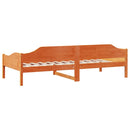 sengeramme uden madras 90x190 cm massivt fyrretræ gyldenbrun