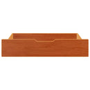sengeskuffer 2 stk. 85x55x17 cm massivt fyrretræ gyldenbrun