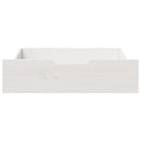 sengeskuffer 2 stk. 75x55x17 cm massivt fyrretræ hvid