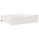 sengeskuffer 2 stk. 65x55x17 cm massivt fyrretræ hvid