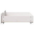sengeskuffer 2 stk. 65x55x17 cm massivt fyrretræ hvid