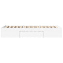 sengeramme 90x200 cm konstrueret træ hvid