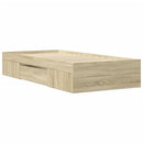 sengeramme 90x200 cm uden madras konstrueret træ sonoma-eg