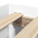 sengeramme 75x190 cm konstrueret træ hvid