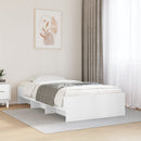 sengeramme 75x190 cm konstrueret træ hvid