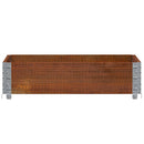 palleramme 80x60 cm massivt fyrretræ brun