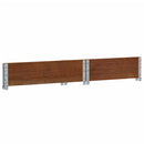 palleramme 80x60 cm massivt fyrretræ brun
