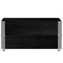pallerammer 2 stk. 80x60 cm massivt fyrretræ sort