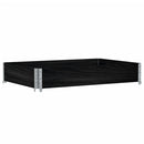 palleramme 120x80 cm massivt fyrretræ sort