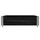 palleramme 120x80 cm massivt fyrretræ sort