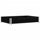 palleramme 120x80 cm massivt fyrretræ sort