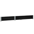 palleramme 120x80 cm massivt fyrretræ sort