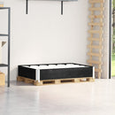 palleramme 120x80 cm massivt fyrretræ sort