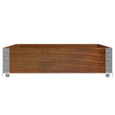 palleramme 120x80 cm massivt fyrretræ brun