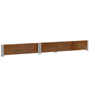 palleramme 120x80 cm massivt fyrretræ brun