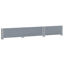 palleramme 100x50 cm massivt fyrretræ grå