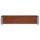palleramme 100x50 cm massivt fyrretræ brun