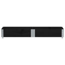 palleramme 150x50 cm massivt fyrretræ sort