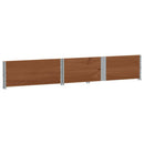 pallerammer 2 stk. 150x100 cm massivt fyrretræ brun