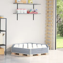 højbed 160x160 cm massivt fyrretræ sekskantet grå