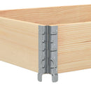 plantekasse 80x60 cm massivt fyrretræ