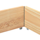 plantekasse 80x60 cm massivt fyrretræ