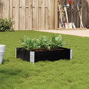 plantekasse 80x60 cm massivt fyrretræ sort