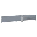plantekasse 80x60 cm massivt fyrretræ grå