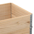 plantekasse 80x60 cm massivt fyrretræ