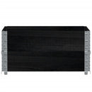 plantekasse 80x60 cm massivt fyrretræ sort