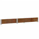plantekasse 120x80 cm massivt fyrretræ brun