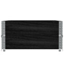 plantekasse 120x80 cm massivt fyrretræ sort