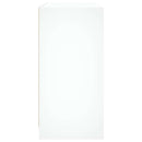 skænk 102x37x75,5 cm konstrueret træ hvid