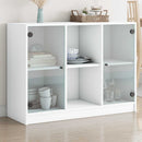 skænk 102x37x75,5 cm konstrueret træ hvid