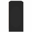 skænk 102x37x75,5 cm konstrueret træ sort