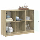 skænk 102x37x75,5 cm konstrueret træ sonoma-eg