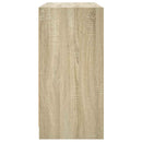 skænk 102x37x75,5 cm konstrueret træ sonoma-eg