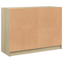 skænk 102x37x75,5 cm konstrueret træ sonoma-eg