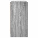 skænk 102x37x75,5 cm konstrueret træ grå sonoma-eg