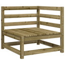 sofasæt til haven 11 dele imprægneret fyrretræ