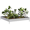 højbed 100x100x18,5 cm galvaniseret stål