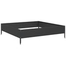 højbed 100x100x26 cm stål sort