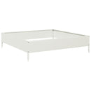 højbed 100x100x26 cm stål hvid