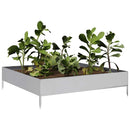 højbed 100x100x26 cm galvaniseret stål