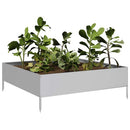 højbed 100x100x33,5 cm galvaniseret stål