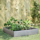 højbed 100x100x33,5 cm galvaniseret stål